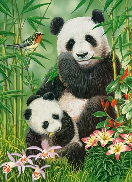 Pussel 300 B-030507 Panda Brunch