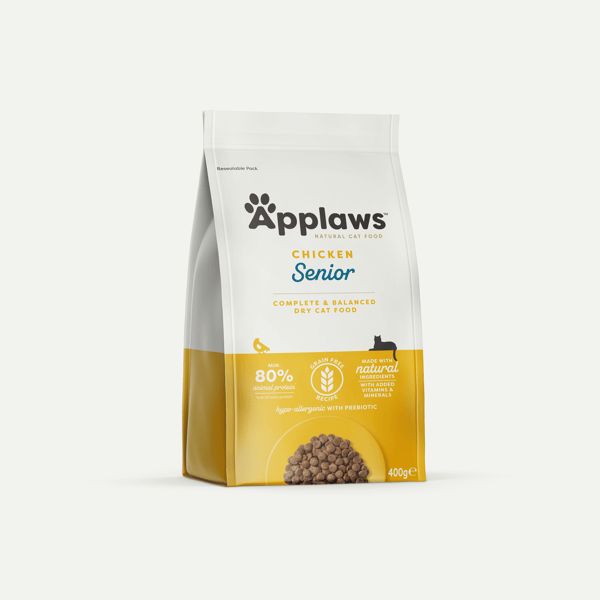 Applaws Premium Tørfoder til Katte Senior Steriliseret Kylling 400g