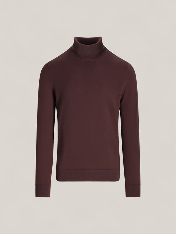 BRACKEN XXL BRUN TURTLENECK