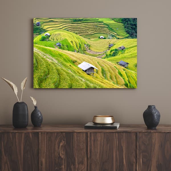 Canvastaulu Luonto Maatalousterassit 100x80 cm