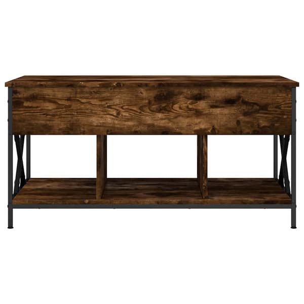 vidaXL sofabord røget eg 100x55x50 cm