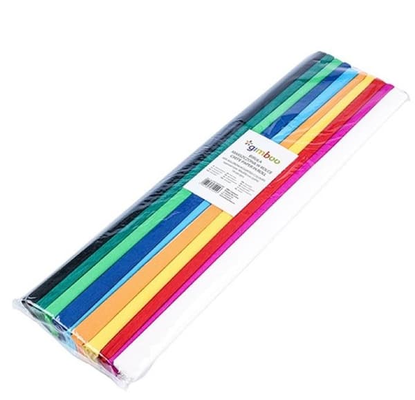Kreppipaperirulla 50x200cm 10 väriä