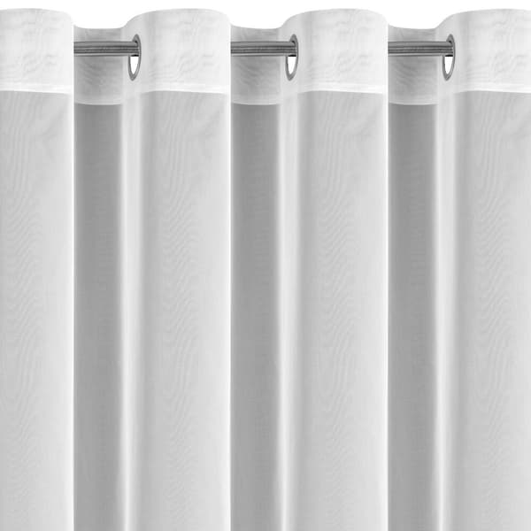 LETI gardin med blombroderi 350x160 cm