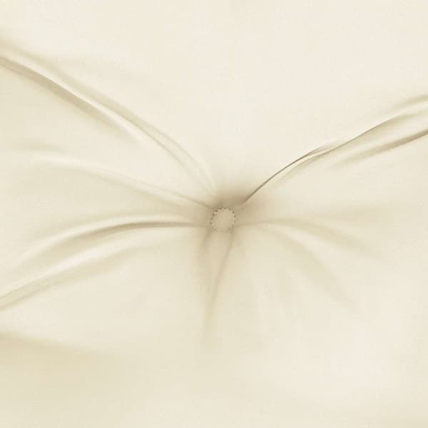 vidaXL Gungdyna, Creme, 150 cm, Tyg
