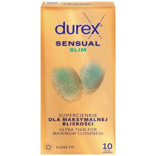 Durex Sensual Slim 10 stk.