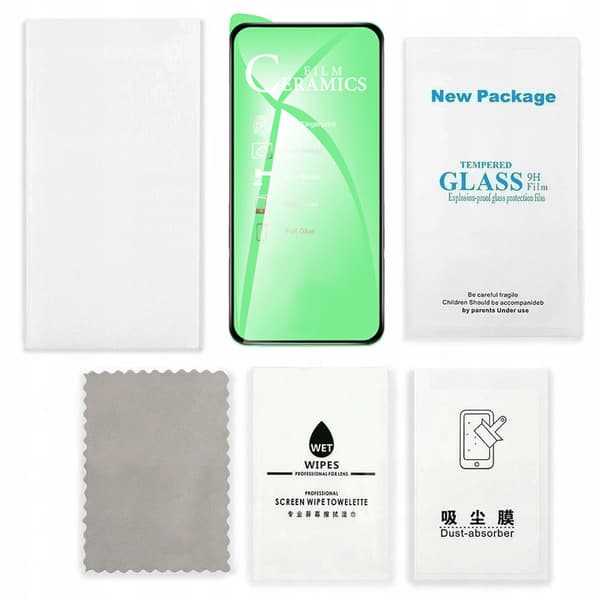 5D Full Glue Keramisk Hybridglas til iPhone 14 Plus, Sort