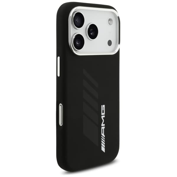 AMG Silikone Oversize Rhombs MagSafe-etui til iPhone 17 Pro Sort
