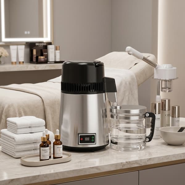Vattendestillator 4l elektrisk med kylsystem 4000 ml