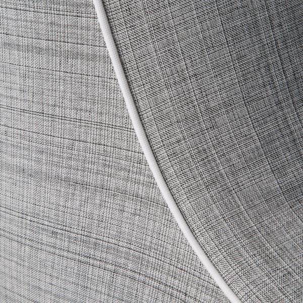 Havelænestol 70x90x70 cm sølv