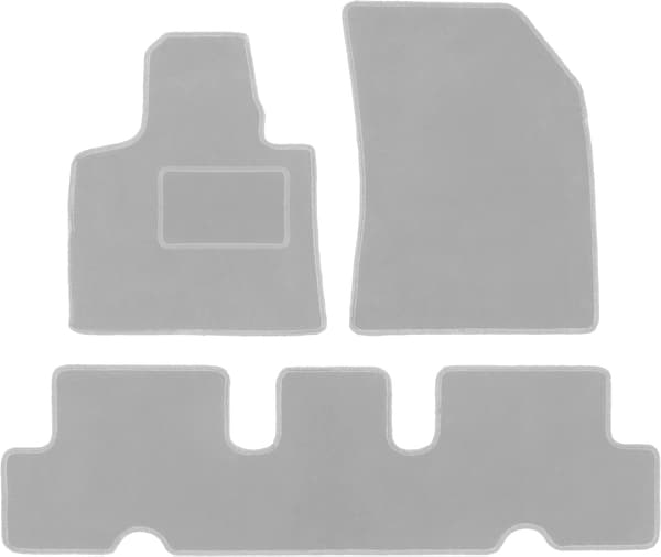 Grå bilmåtter til: Citroën C4 Spacetourer minivan (2013-2018)
