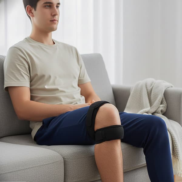KNÄSTABILISATOR KNÄSTYGGHET PATELLA ELASTISKT KNÄSTÖD KARDBORRE STYVHET
