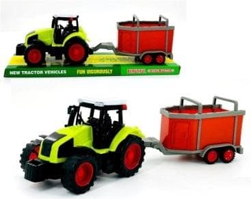 Traktor med anhænger