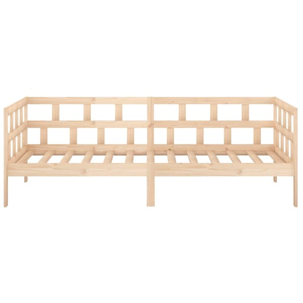 vidaXL Dagbädd massiv furu 90x200 cm