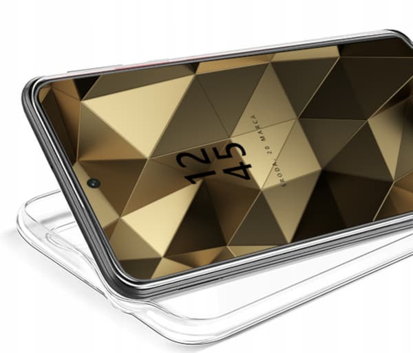 Etui til Samsung Galaxy S25 Ultra FORSTÆRKET SILIKONE TRANSPARENT + Glas