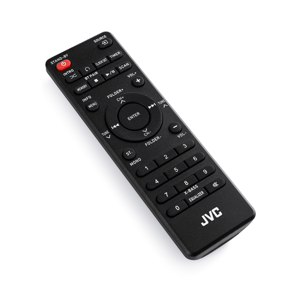 JVC Mini HiFi-system UX-E225B 30 W RMS Bluetooth 5.3 CD USB FM Svart