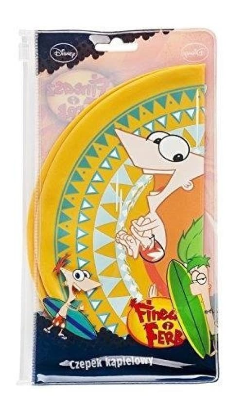 DISNEY PHINEAS OG FERB GUL SILIKONE HAT