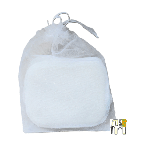 Pakke med 25 bambus makeupfjernerpads
