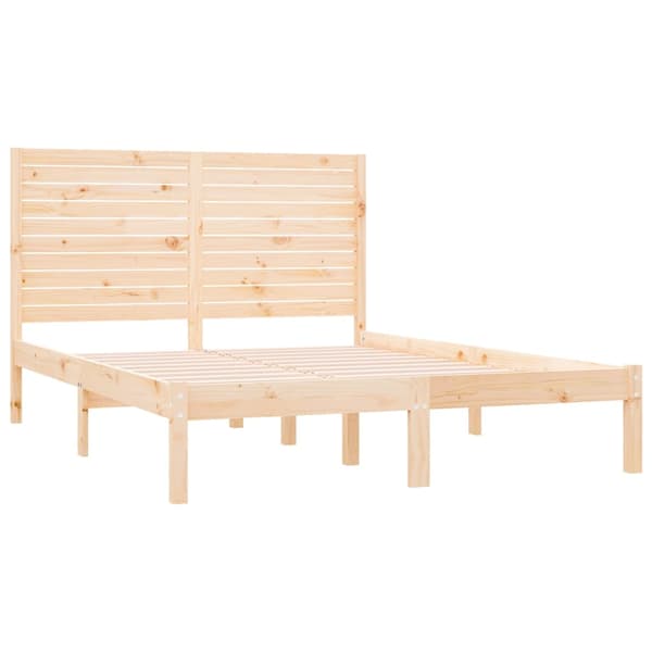 vidaXL sengestel massivt træ 140x200 cm