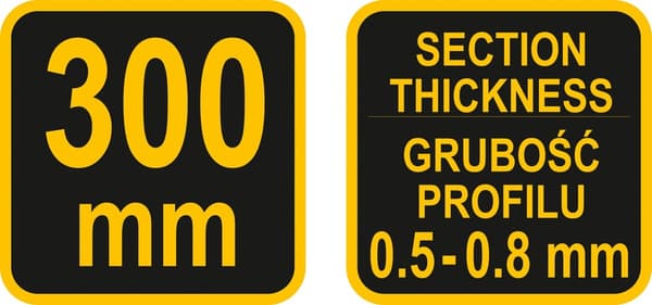 Tænger til forbindelse af profiler 300MM 04301 VOREL