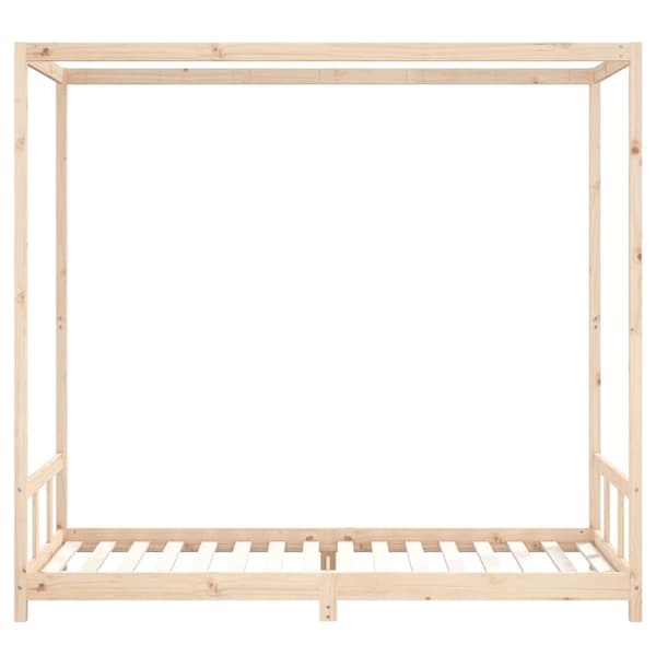 vidaXL Barnsängram 90x200 cm furu