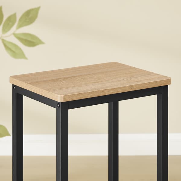 Loft Barstole - Sonoma Eg / Sort Rektangulær 65 cm