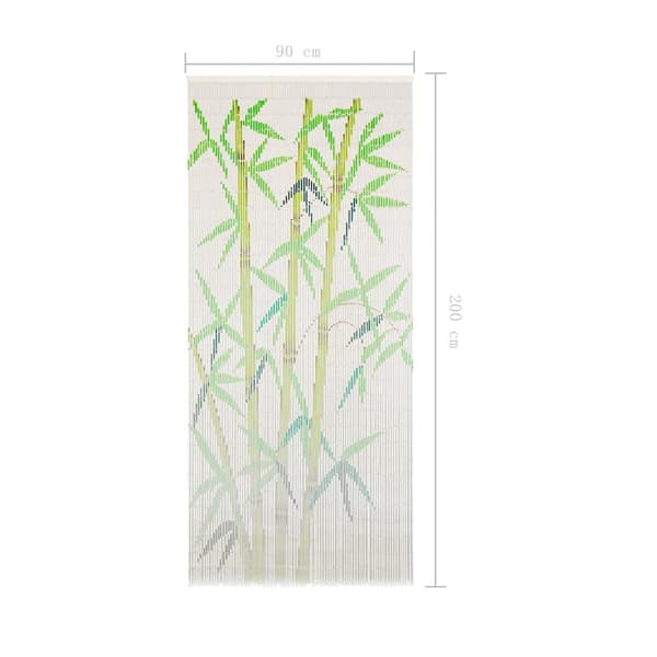 vidaXL Dörrgardin i bambu 90 x 200 cm