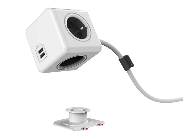 PowerCube Extended USB 1,5m - Grå