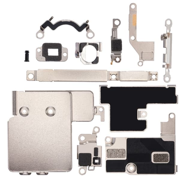 Set med metallplattor för Apple iPhone 13 mini