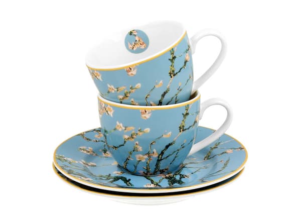 Sæt med 2 Van Gogh Mandelblomst 90ml espressokopper