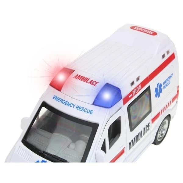 Fjärrstyrd ambulansbilljusljud
