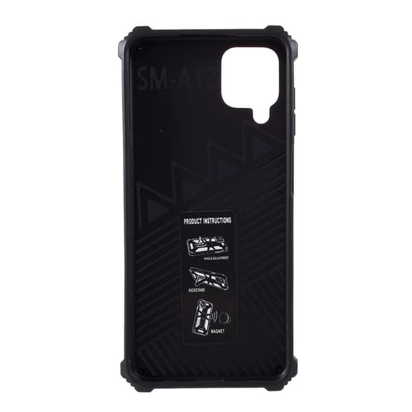 Etui til Samsung Galaxy A12 / M12 / A12 2021, Armor Kickstand, grøn