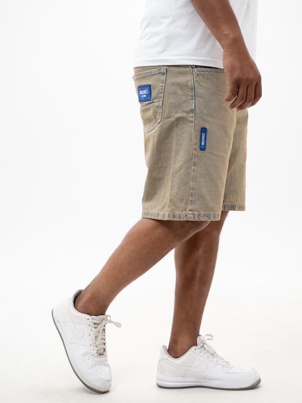 MyStars Blå Basic Herr Bruna Jeansshorts 30