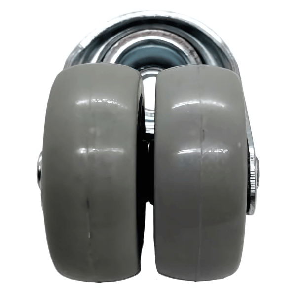 Dubbelt svänghjul, 50 mm, 100 kg, polyuretan