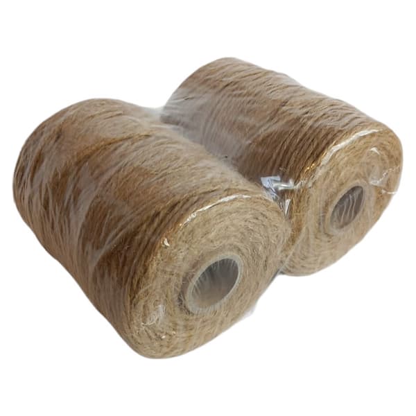 Luonnonjuuttilanka 2mm 152m 2kpl