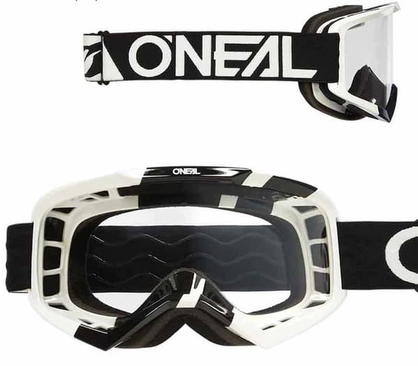 O'neal Vault Solid Goggles Motocrossbriller Hvid Sort, MTB, Enduro, ATV