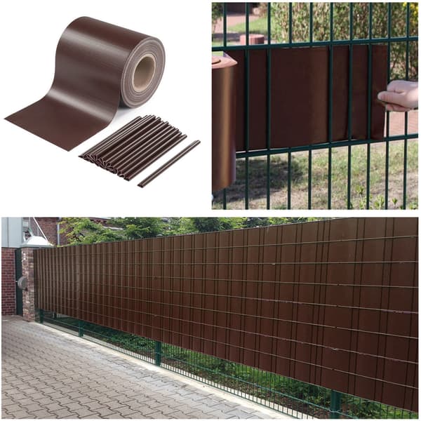 Heckermann Stakettejp 19cm x 35m - Brun