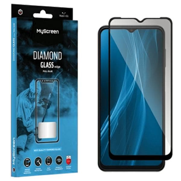 MS Diamond Glass Edge FG Hærdet Glas til Honor X6a/X6b, Sort