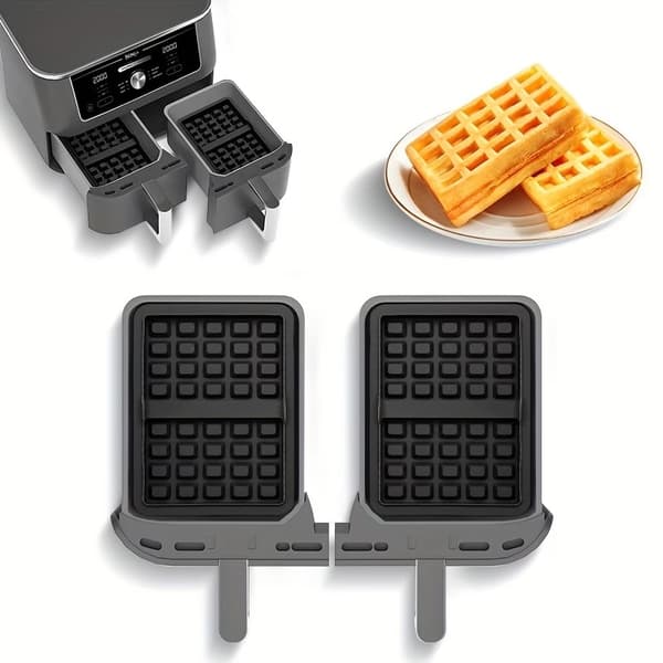 2x Silikone vaffelforme til AIR FRYER Ninja