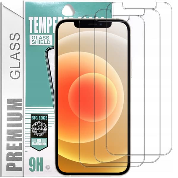 3x PremiumGlass 9H hærdet glas til iPhone 12 / iPhone 12 Pro