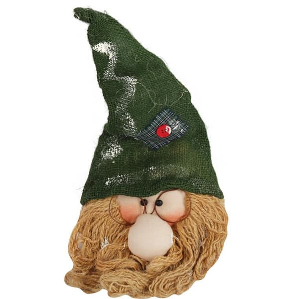 Julemandsfigur, højde 46 cm, farve grøn