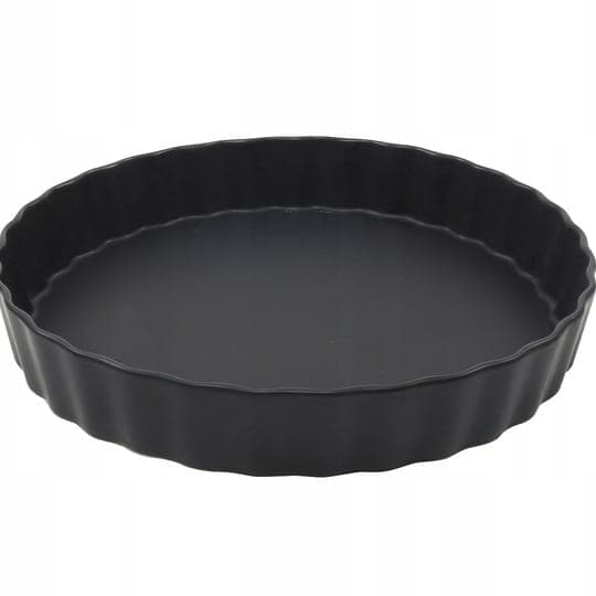 Porslinstårta 25 cm svart