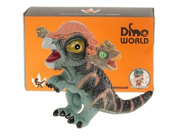 Pehmeä kuminen dinosaurus äänellä