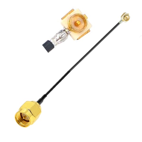 Pigtail uFL hane PCB / SMA-kontakt 30cm