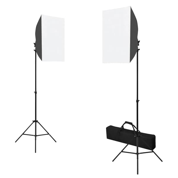 vidaXL Studiosetti Softboxilla, Taustalla ja Heijastimilla