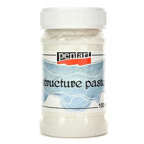 Pentart hvid strukturpasta 100ml