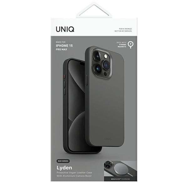 UNIQ Lyden DS-cover til iPhone 15 Pro Max, blå og sort