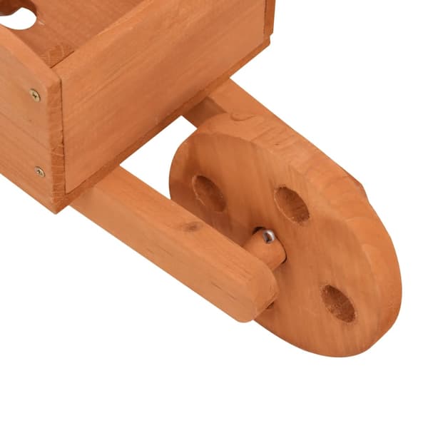 vidaXL Skottkärror, 2 st, 47x15x19 cm, granträ
