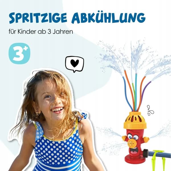 Barnspridare HYDRANT vattenspruta 13,5 x 9,5 x 22,5 cm