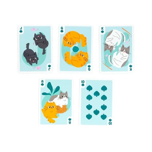 PKPCARD27 Beans & Co Katter Kortlek