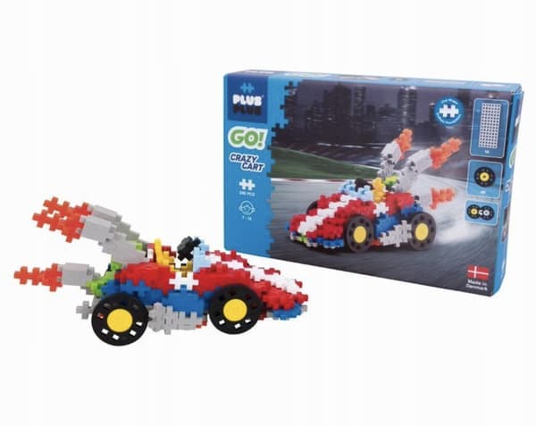 Mini byggeklodsmix, 240 dele, Racermodel